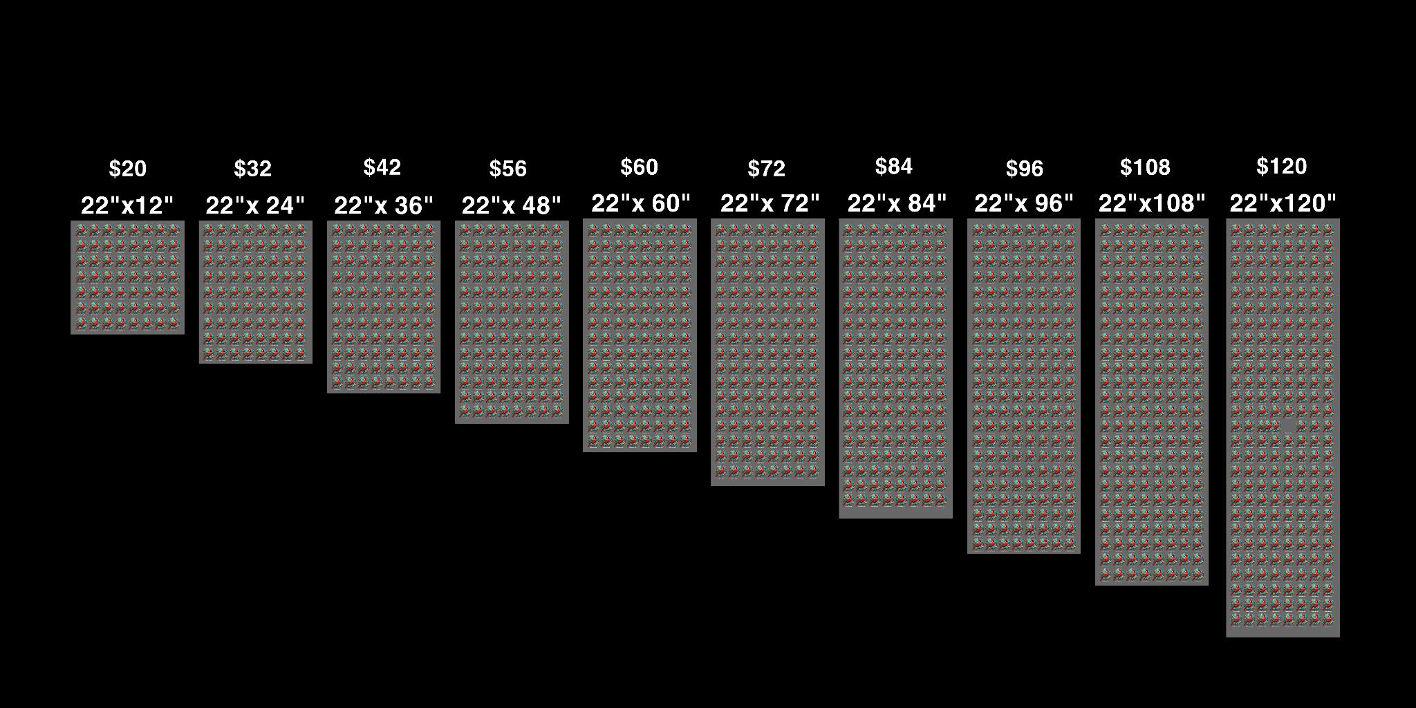 UV DTF transfer sticker sheet sample by Apex Transfers