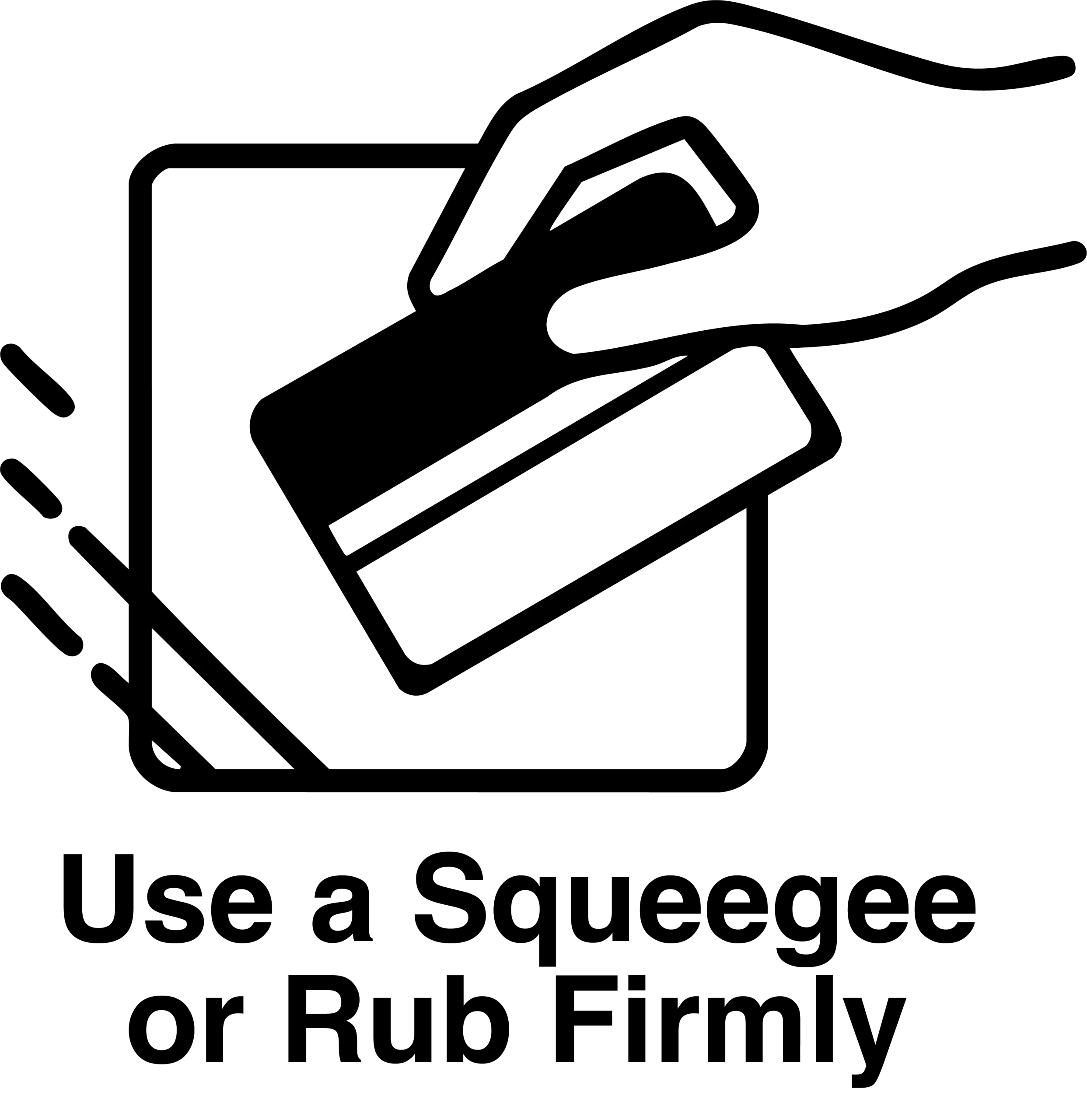 screenshot of application of Hot Printz™ UV DTF stickers by Apex Transfers