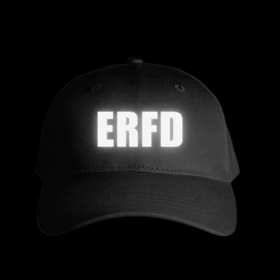 Reflective heat transfer for caps with bold white lettering