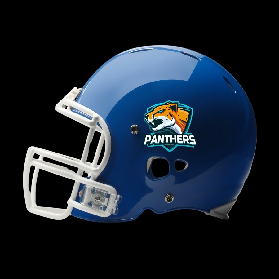 UV DTF transfer sticker with multicolor graphic on black background