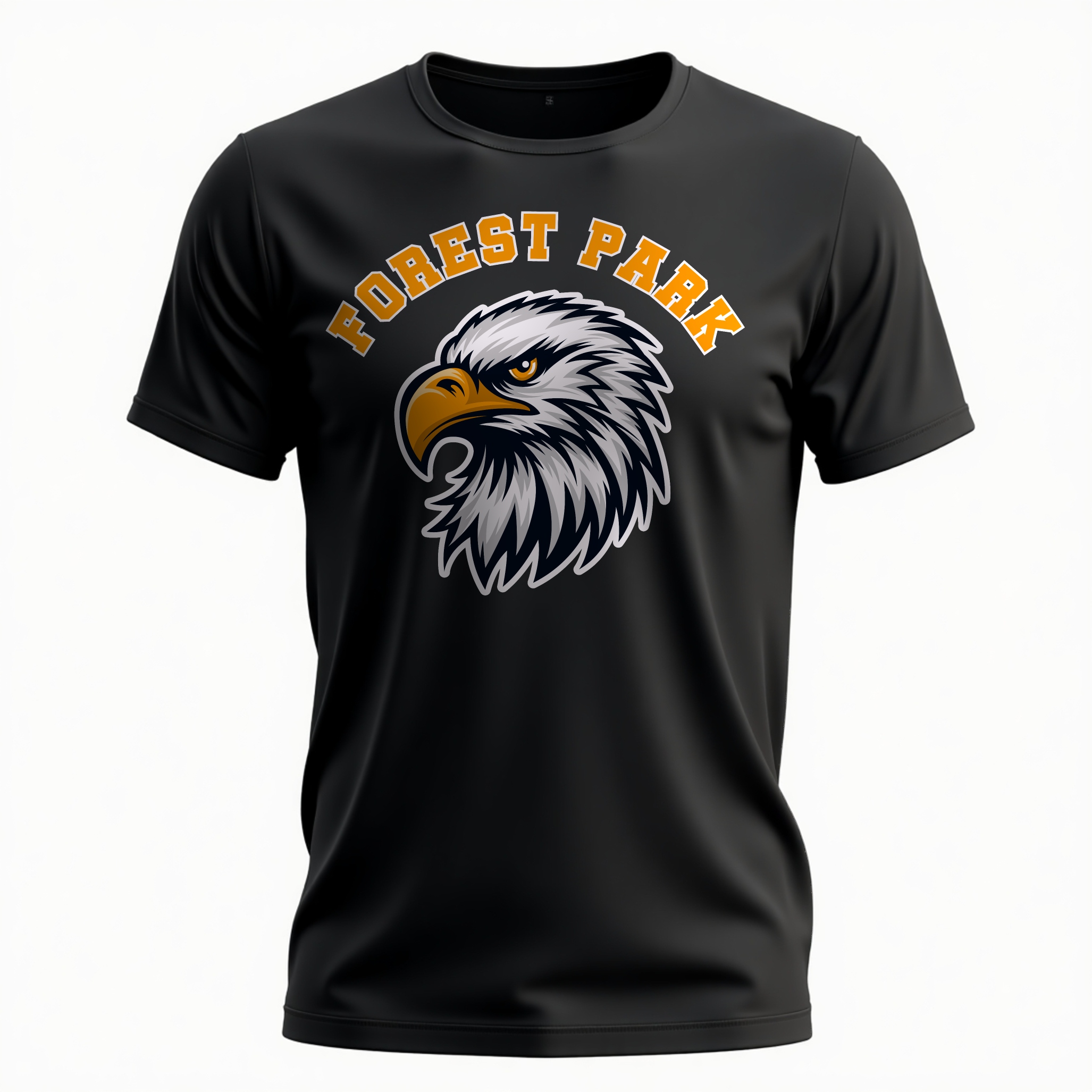 Transfers for T-shirts printed with Hot Printz™ DTF heat transfers on a black t-shirt